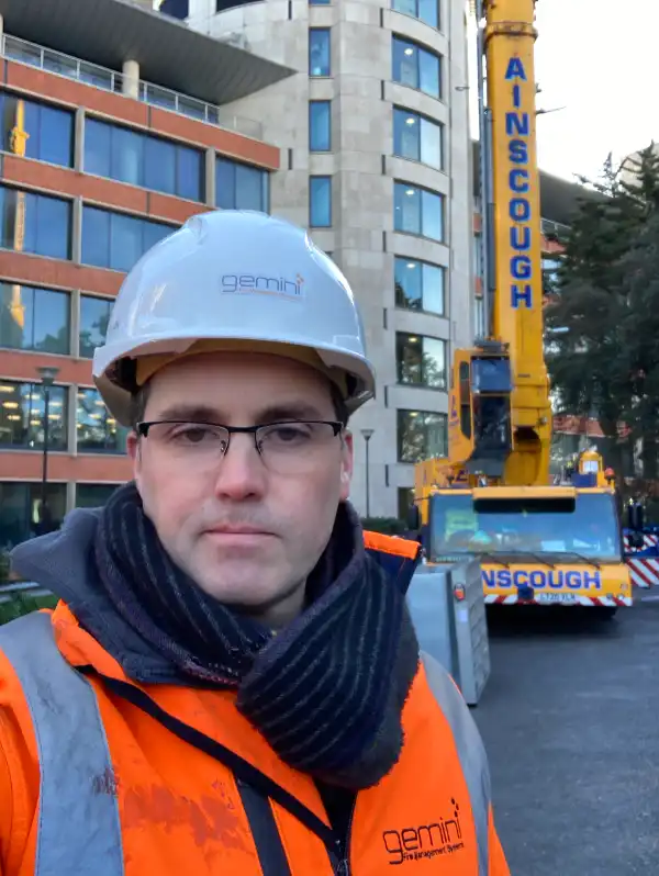 Ventilation supervisor on site